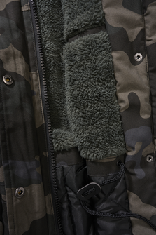 Brandit Marsh lake parka giacca invernale da donna con cappuccio, darkcamo