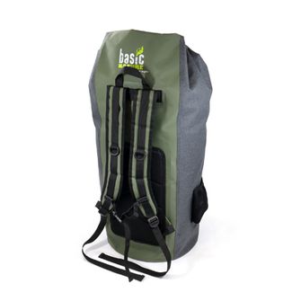 BasicNature Borsa impermeabile 90 L grigio-verde