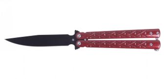 Coltello a farfalla, rosso scuro