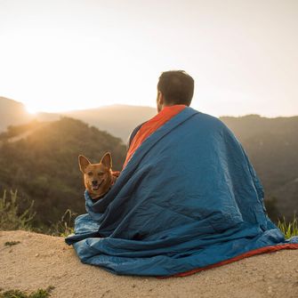 Klymit Versa Blanket™, blu-arancio