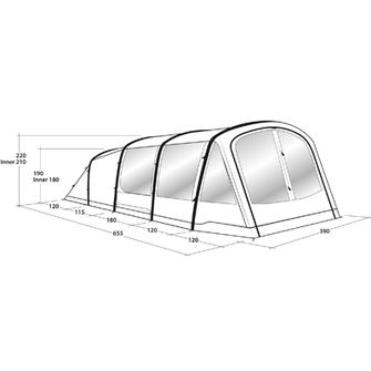 Tenda Outwell Parkdale per 6 persone