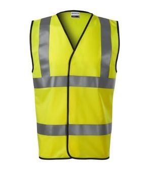 Gilet di sicurezza riflettente Rimeck HV Bright, giallo fluorescente