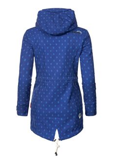 Marikoo ZIMTZICKE P giacca softshell invernale da donna con cappuccio, blu