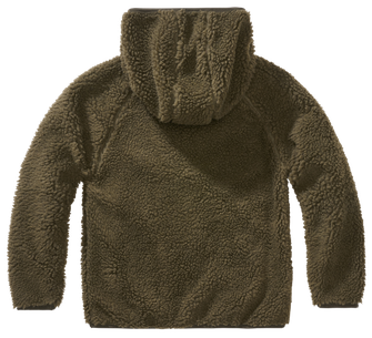 Giacca da bambino in pile Brandit Teddy, oliva