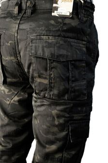 Pantaloni isolati da uomo loshan Ragnar motivo camo scuro