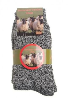 Calzini norvegesi in lana di pecora, grigio, 3 paia