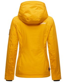 Marikoo giacca transitoria da donna con cappuccio BROMBEERE, giallo