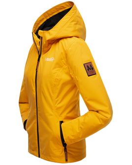 Marikoo giacca transitoria da donna con cappuccio BROMBEERE, giallo