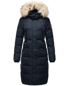 Giacca invernale Marikoo da donna con cappuccio Schneesternchen, navy