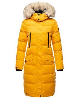 Giacca invernale Marikoo da donna con cappuccio Schneesternchen, giallo