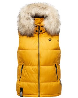 Gilet da donna Marikoo Eisflockchen, giallo