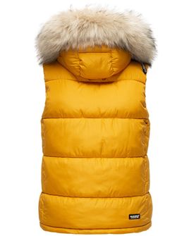 Gilet da donna Marikoo Eisflockchen, giallo