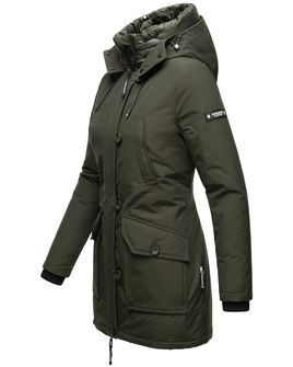 Navahoo giacca invernale da donna con cappuccio Freezestoorm, oliva
