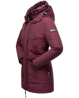 Navahoo giacca invernale da donna con cappuccio Freezestoorm, bordeaux