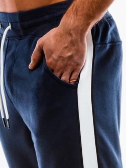 Pantaloni da ginnastica Ombre da uomo P865, blu navy