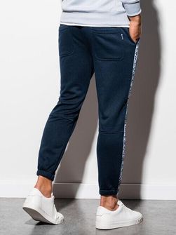 Pantaloni da ginnastica Ombre da uomo P899, blu navy