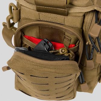 taška Direct Action Messneger Bag Cordura čierna predné vrecko 