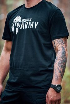 DRAGOWA maglietta corta spartan army, oliva 160g/m2