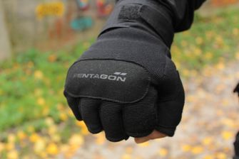 Pentagon Duty Mechanic guanti senza dita 1/2, nero
