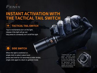 Torcia laser tattica Fenix TK30