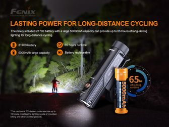 Fenix BC26R, luce ricaricabile per bicicletta