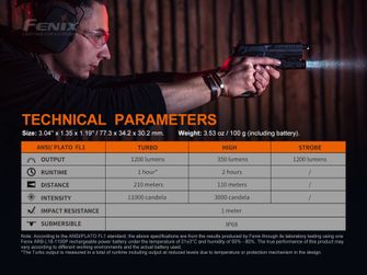 Torcia ricaricabile per armi, Fenix GL19R