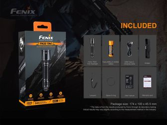 Torcia tattica Fenix TK22 TAC