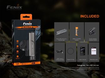 Luce ricaricabile per bicicletta Fenix BC21R V3.0