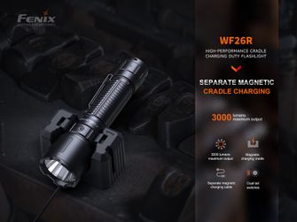 Torcia di servizio ricaricabile Fenix WF26R