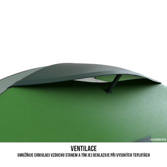 Tenda Husky Extreme Lite Brofur 4 verde