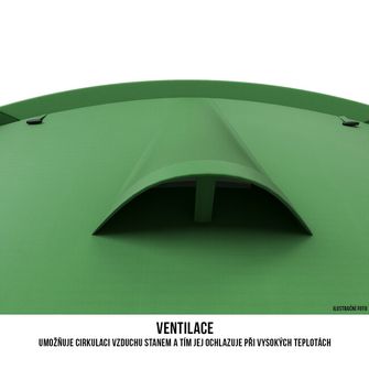 Tenda Husky Famiglia Boston 4 verde