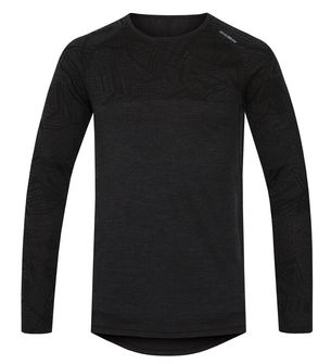 Maglietta a maniche lunghe Husky Merino Thermal Underwear Uomo Nero