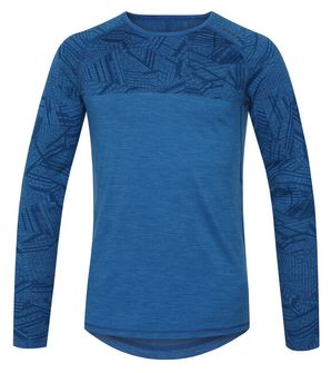 Intimo termico Husky Merino Maglietta a maniche lunghe da uomo blu scuro