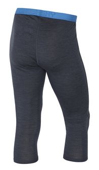 Husky Merino thermal underwear Pantaloni 3/4 da uomo antracite,