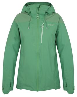 Giacca Husky Hardshell da donna verde Nicker