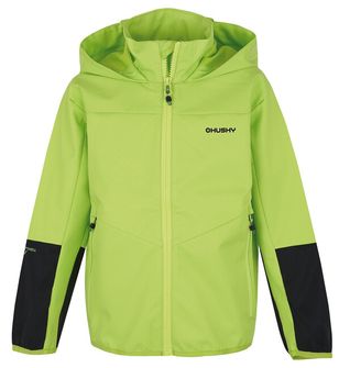 Husky Giacca softshell da bambino Sonny K verde brillante