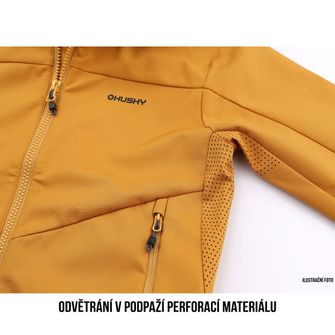 Husky Giacca softshell da bambino Sonny K verde brillante