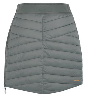 Husky Gonna invernale reversibile da donna Freez senape / grigio scuro verde