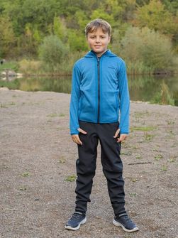 Felpa con cappuccio Husky Kids Artic Zips K blu/nero blu