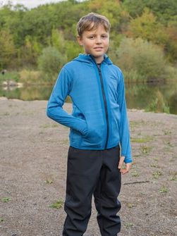 Felpa con cappuccio Husky Kids Artic Zips K blu/nero blu