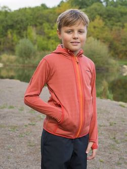 Felpa con cappuccio Husky Kids Artic Zips K rosso/nero blu