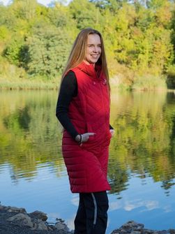 Gilet Husky donna Napi rosso