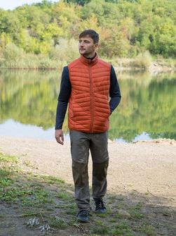 Husky Gilet da uomo in piuma Dresles M arancio mattone