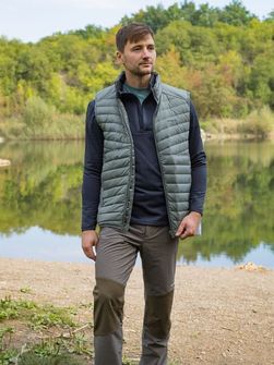 Husky Gilet da uomo in piuma Dresles M dk. grigio verde