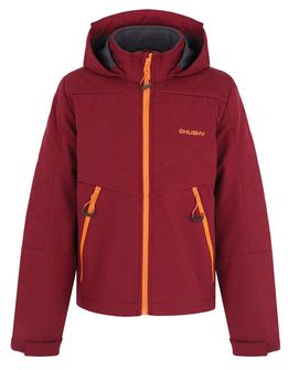 Husky Giacca softshell da bambino Salex K bordeaux