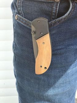 BÖKER® coltello pieghevole Pioneer Wood 19,2cm