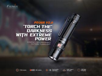 Torcia ricaricabile Fenix PD36R V2.0