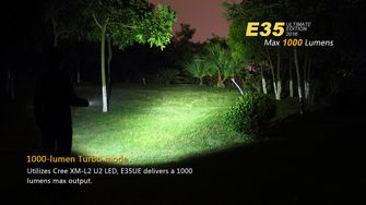 Fenix LED torcia E35 Ultimate Edition, 1000 lumen