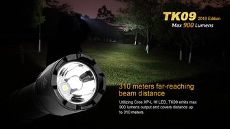 Fenix LED torcia TK09 XP-L, 900 lumen