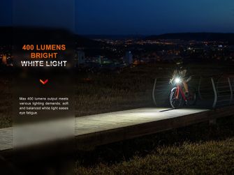 Fenix BC15R, luce ricaricabile per bicicletta